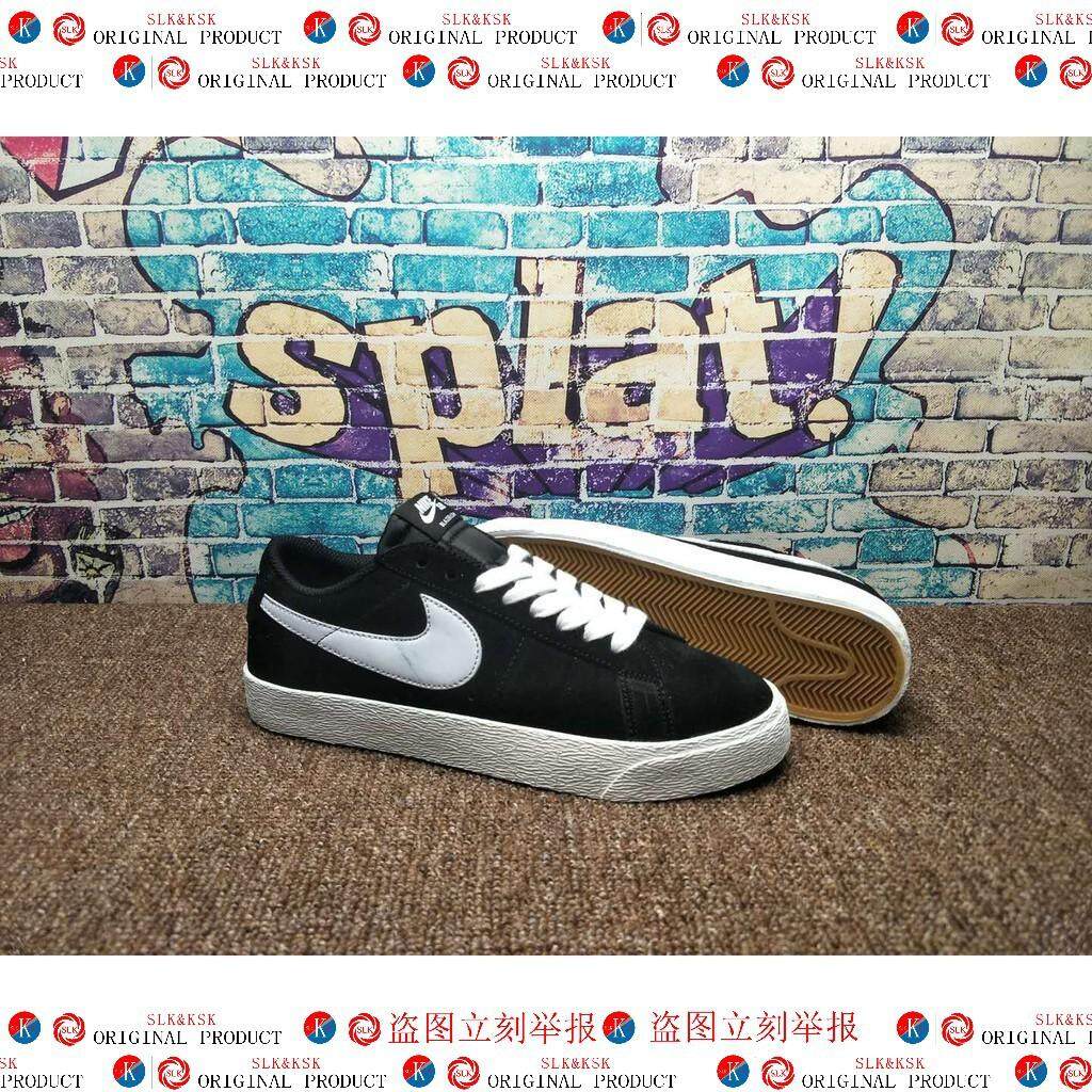 Nike SB Jaket Perbesar Rendah Hitam/Putih 36--44 864347-019