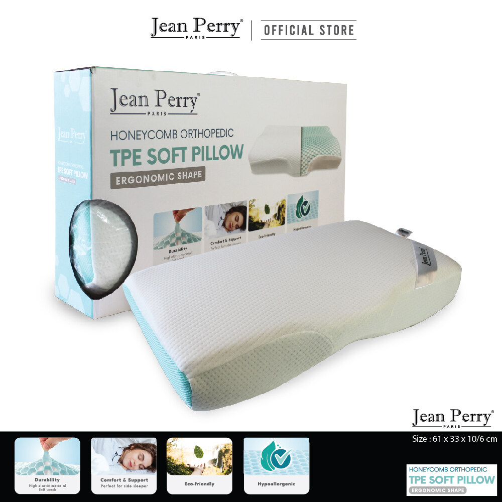 Jean Perry Honeycomb Orthopedic TPE Soft Ergonomic Memory Pillow Lazada