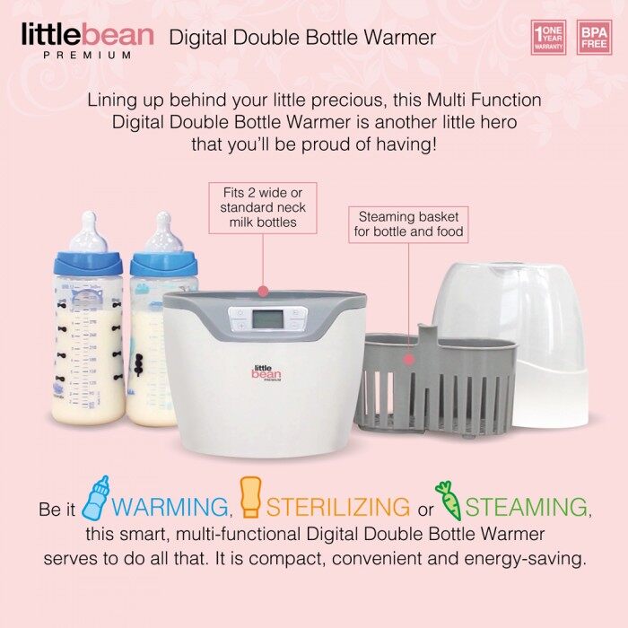 double bottle warmer