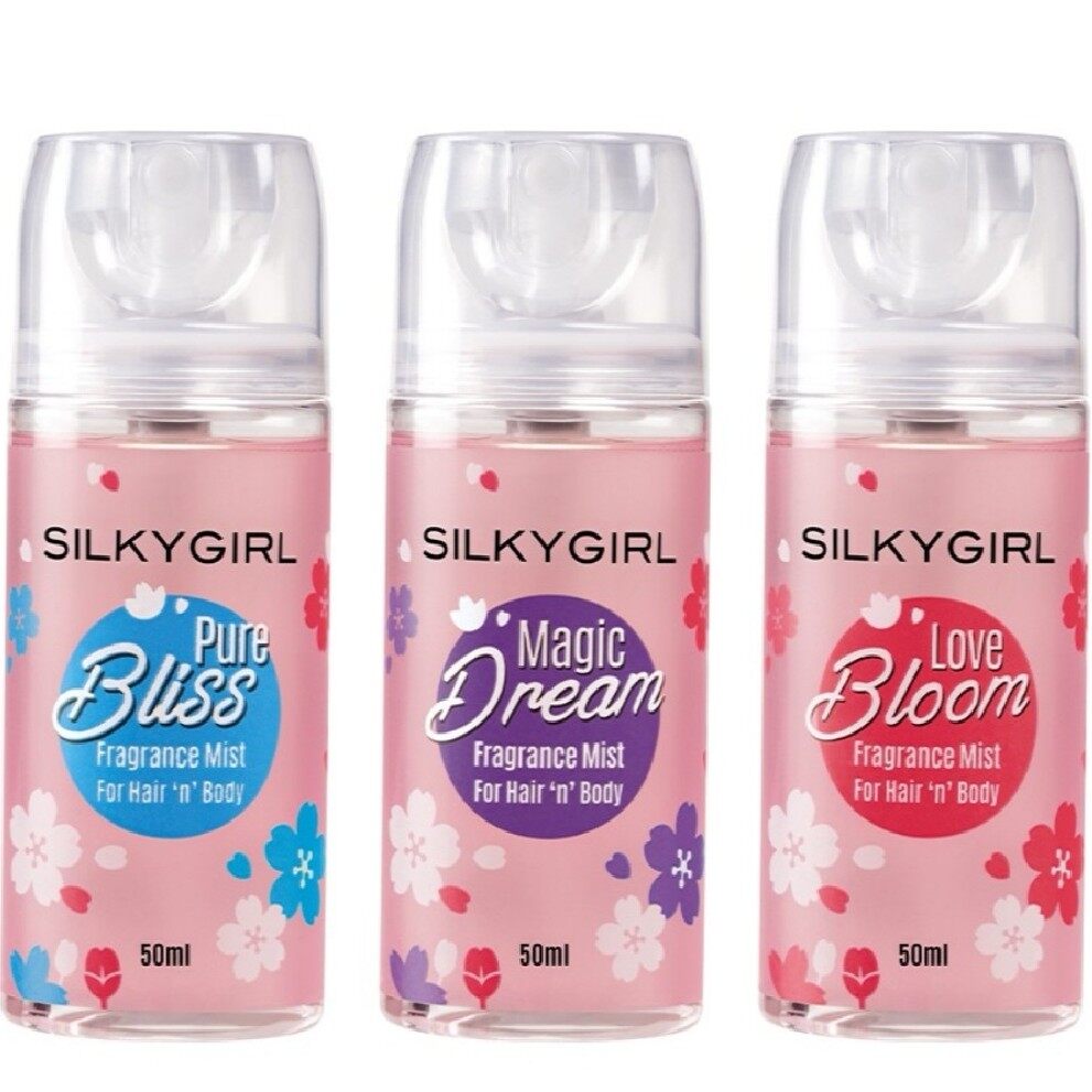 Silkygirl Fragrance Mist for Hair n Body 50ml Love Bloom