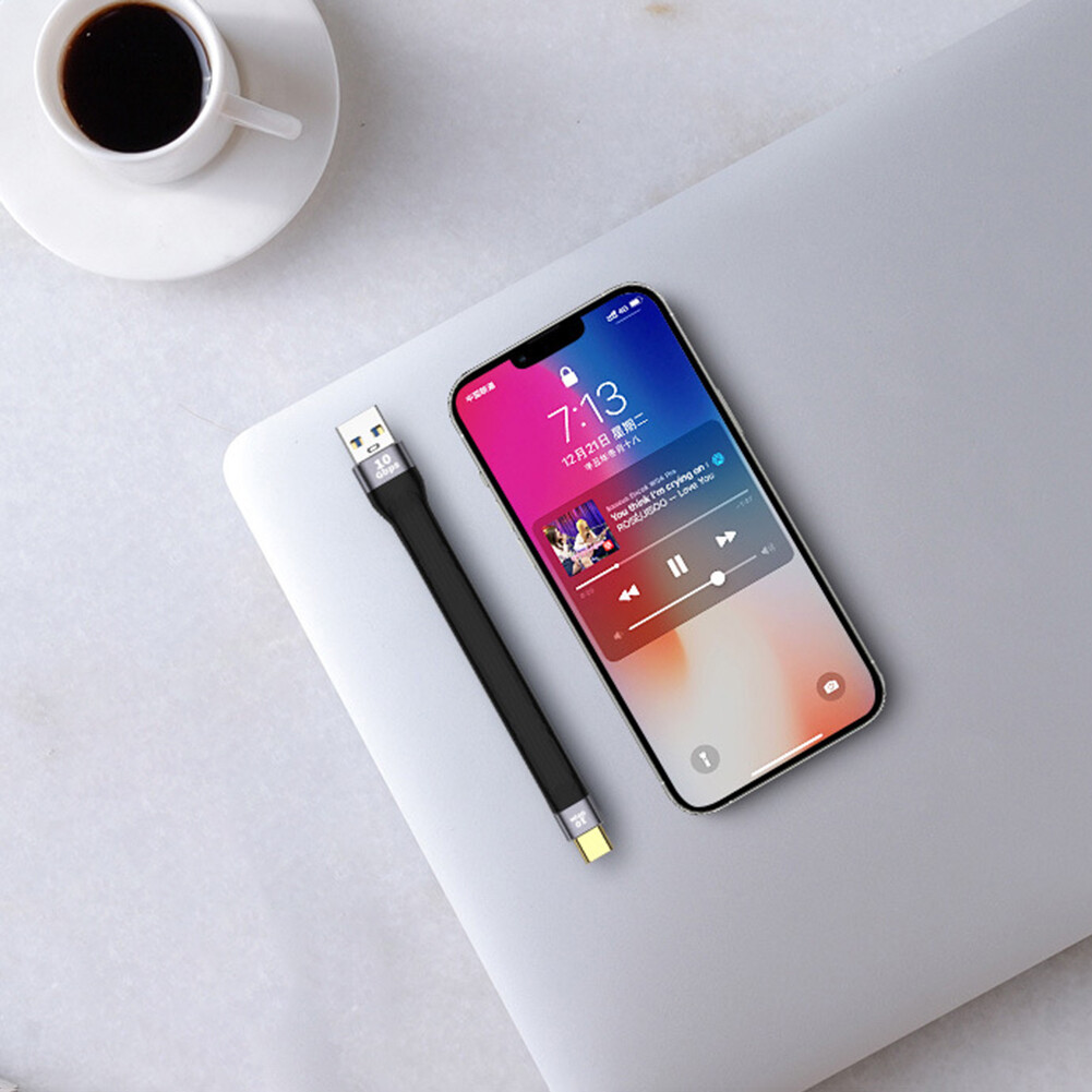 Cáp USB3.1 USB Đực/Cái Sang Type C Dây Sạc Nhanh Ngắn Linh Hoạt Phụ Kiện Di Động