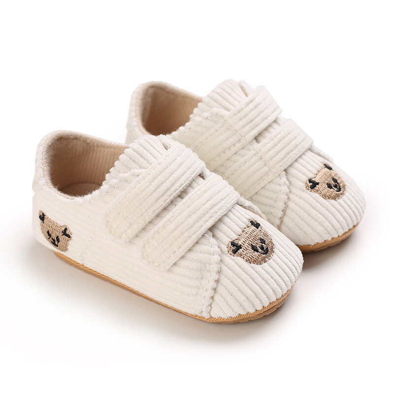 Mới giày em bé thoải mái nhung Giày thời trang Little Bear Giày sơ sinh bé Giày Velcro chống trượt Giày đi bộ