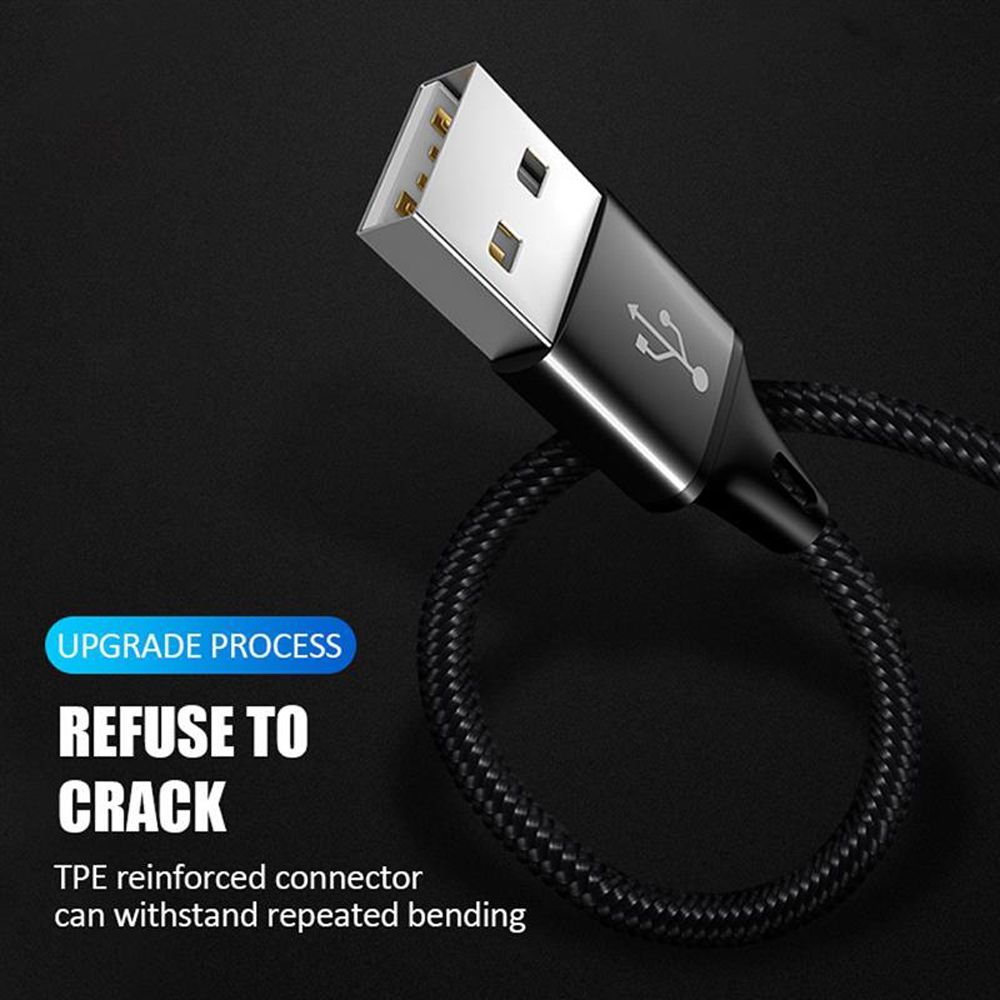 GEHW Universal High Quality Data Lines Powerbank Charger IOS Type C Data Cable Data Cord Charging Cable Fast Charger Wire 3 in1 USB Cable