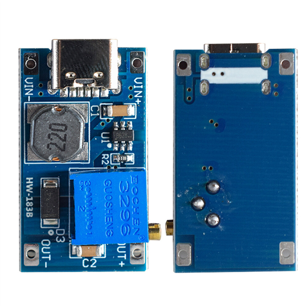 1PCS MT3608 DC-DC Step Up Converter Booster Power Supply Module Boost Step-up Board MAX output 28V 2A