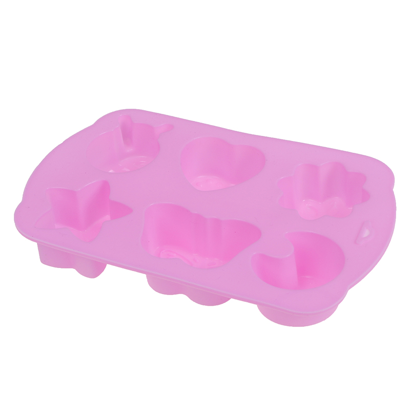 Côn Trùng Hình dạng Khuôn Silicone trang trí bánh 6 lưới đa chức năng handmade khuôn