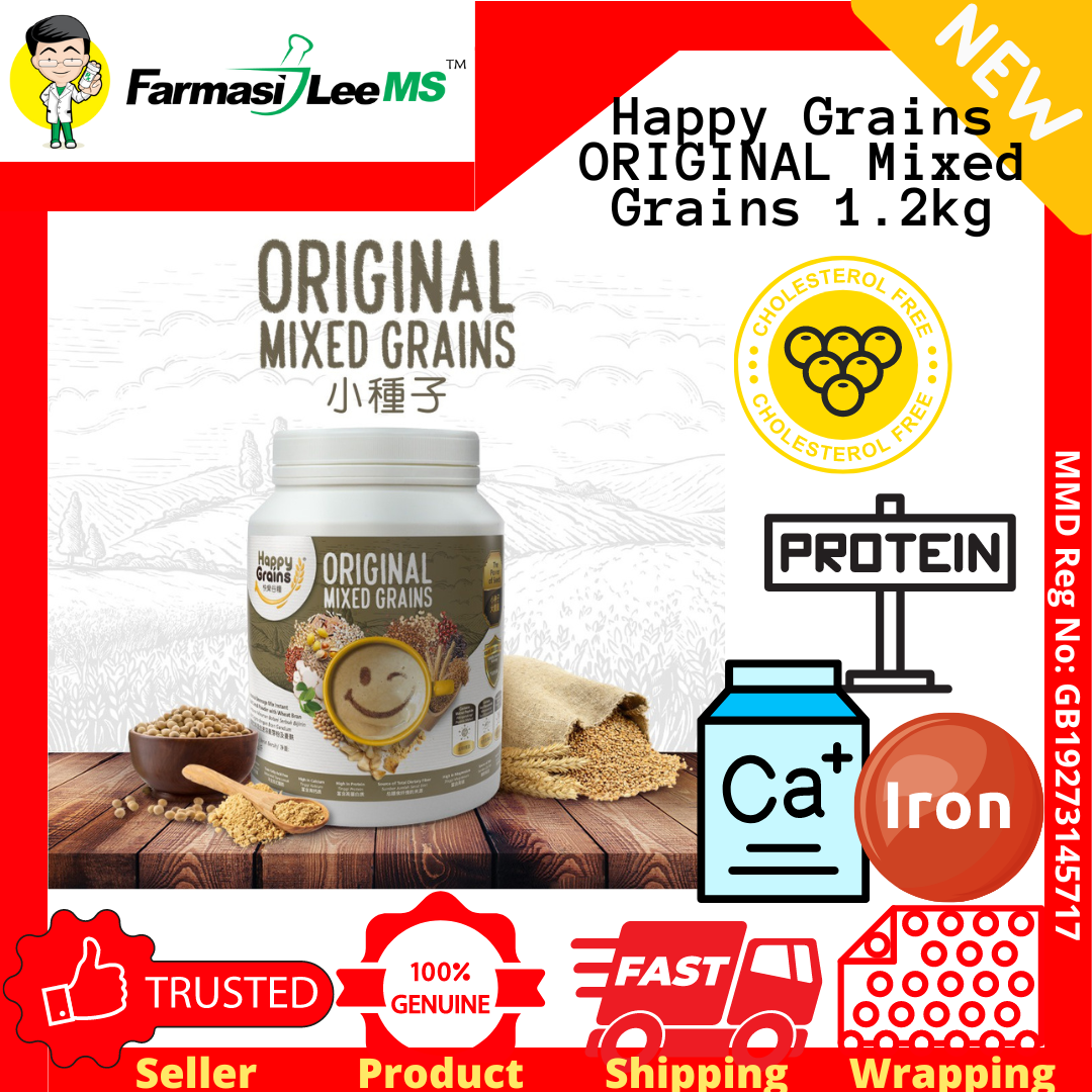 Happy Grains Original Mixed Grains 1.2kg (Exp 02/2025) Lazada