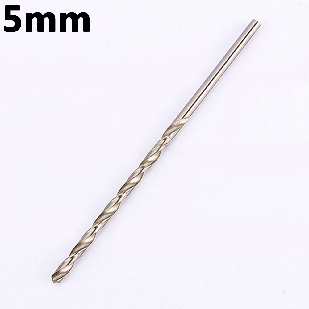 1 Mũi Khoan Thẳng Xoắn HSS Dài Hơn 160Mm 2-5Mm, Dụng Cụ Điện Mũi Khoan