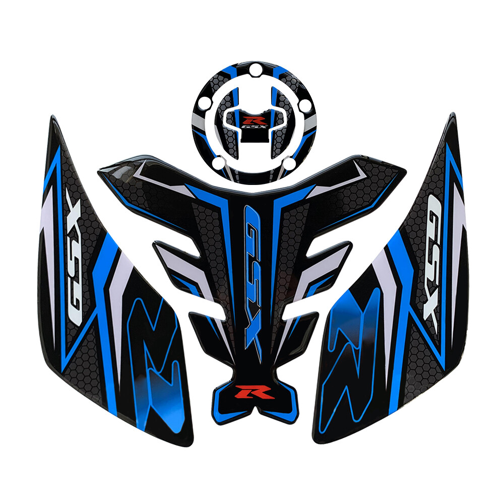 5D Carbon Fiber Gas Tank Pad Protector Sticker Decal for Suzuki GSXR 250r GSX-R150 GSX-R1000 Full SET