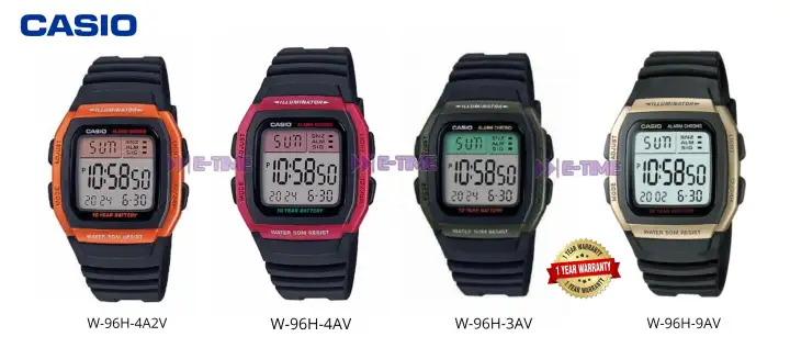 casio w96h