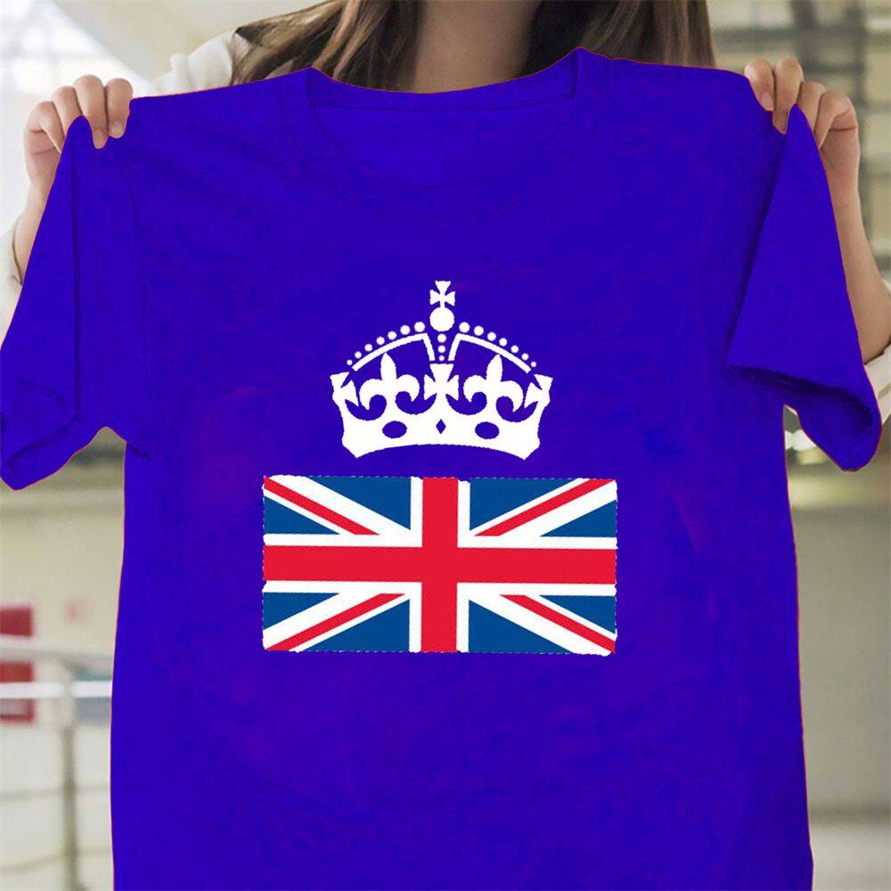 U.K Flag - Sustainably Made Long Sleeve Tee Red main image 0