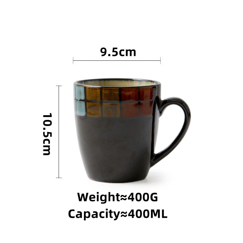 Omk phong cách Mỹ Đồ Đá 400ml cốc cốc cà phê bằng gốm