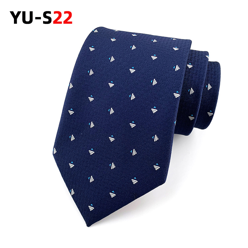2022 new retro style gentleman tie men's small flower tie