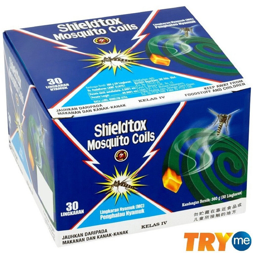 Shieldtox Mosquito Coils (30 Coils/360g) Lazada