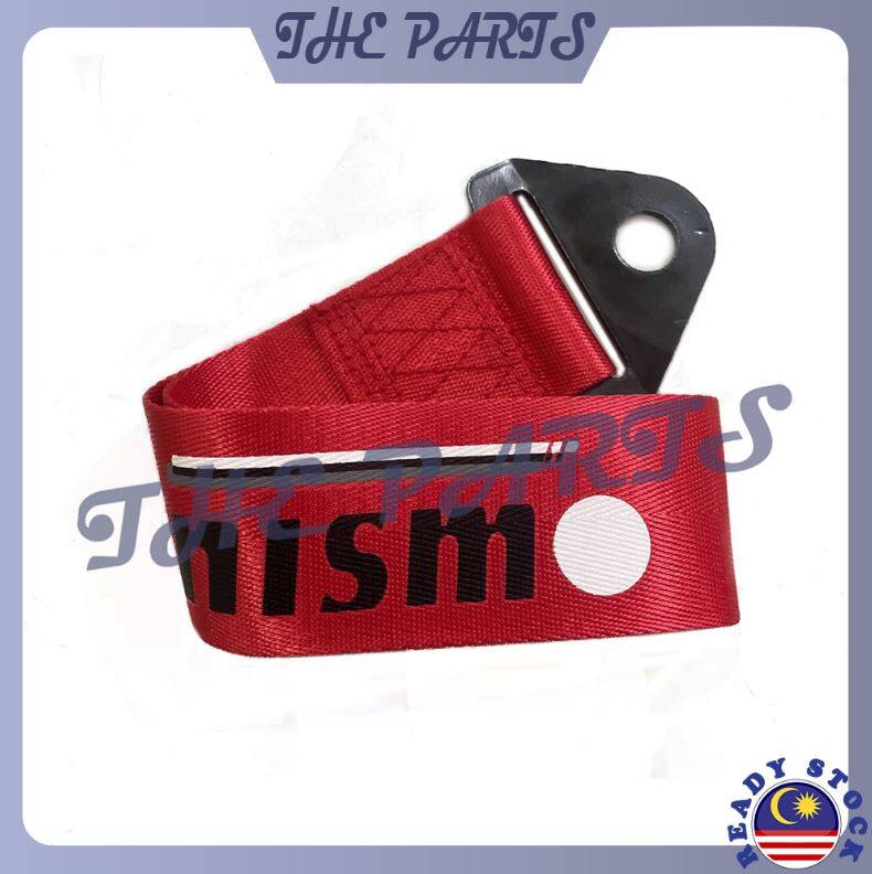 Universal Nismo Towing Strap Belt Car Front Rear Bumper Car Tow Hook