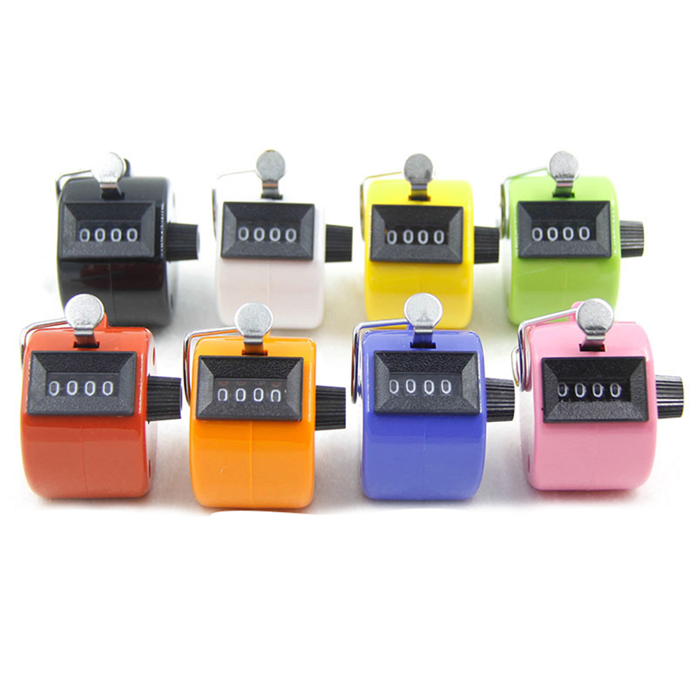 Professional Handheld Tally Click Counter 4 Digits Number for Golf Clicker Club
