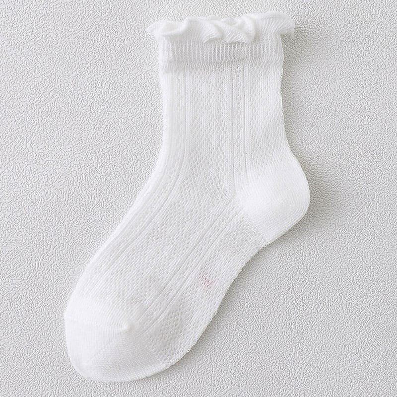 Summer Breathable Mesh Baby Socks Lovely Lace Soft Comfort Cotton Children Sock Elastic Kids Socks