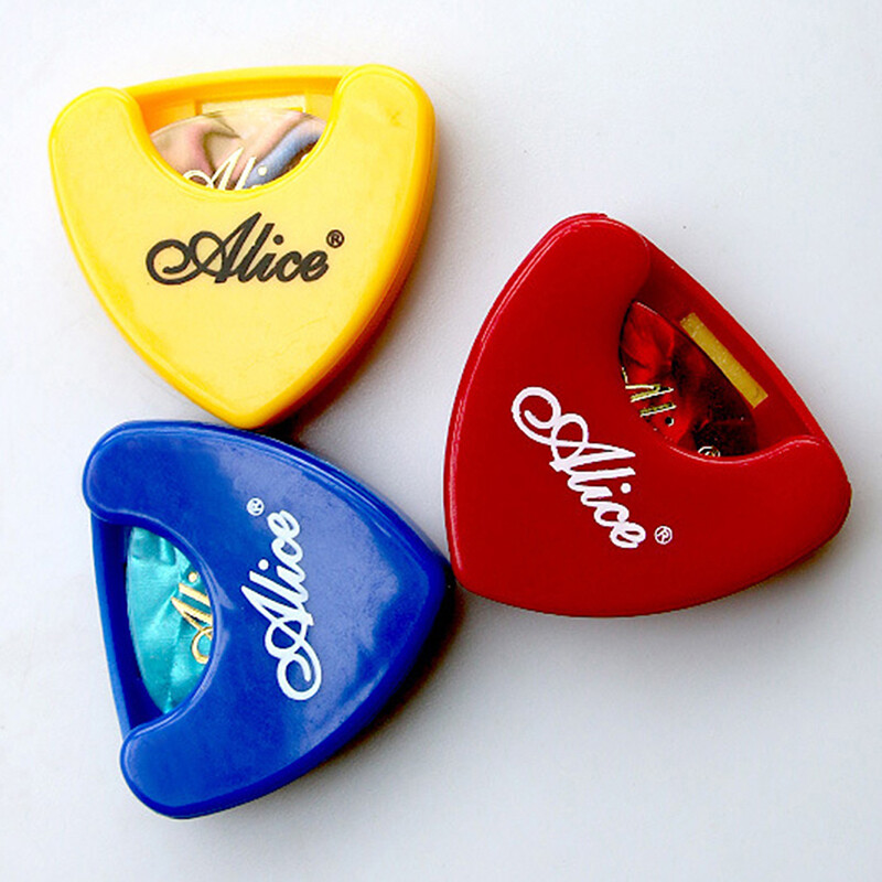 [Civilian] Guitar Pick Holder Plastic Plectrum Case Mediator Storage Self Adhesive