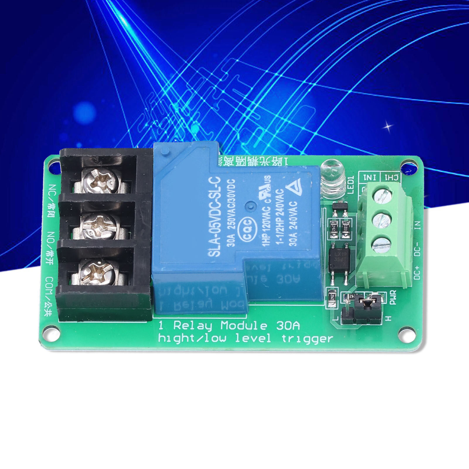 Relay Module 5V Relay Module High Low Level Trigger DC 30V AC 250V Stable