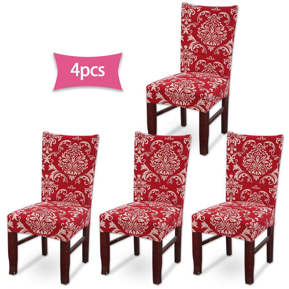 Modern Stretch Spandex Dining Chair Covers for Wedding Banquet Slipcovers