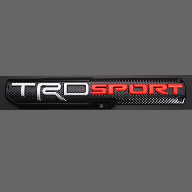 TRD Sport Quốc Huy Miếng Dán Thân Xe Ô Tô Logo Cửa Bên Babel Fender Thư Huy Hiệu TOYOTA Điều Chỉnh Phía Sau Thân Cây Biểu Tượng Cá Tính đợt Tái Trang Bị
