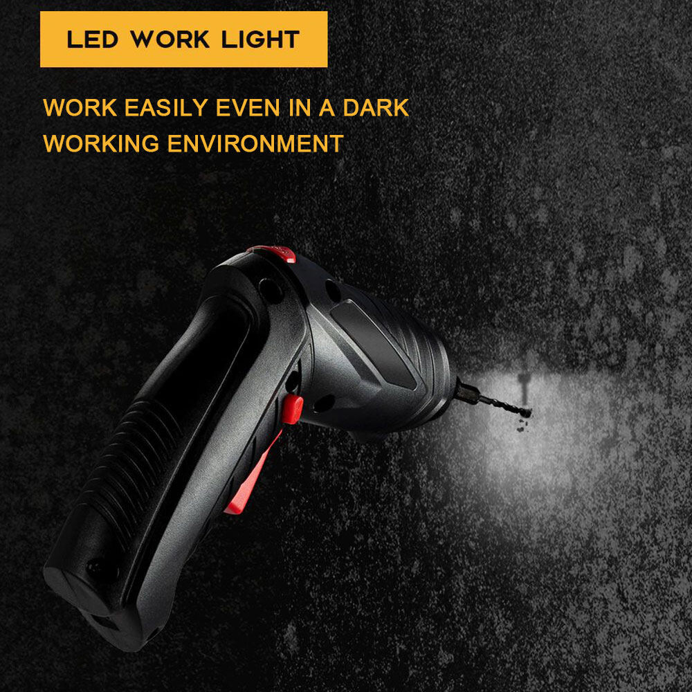 [100% Original] diymore Electric Keyless Screwdriver Keyless Collet Charging Adjustable 90° & 180° Angle Electric Screwdriver 3.6V USB Charging Cordless Rechargeable Hand Cordless Utility Drill Power Supply Power Tools