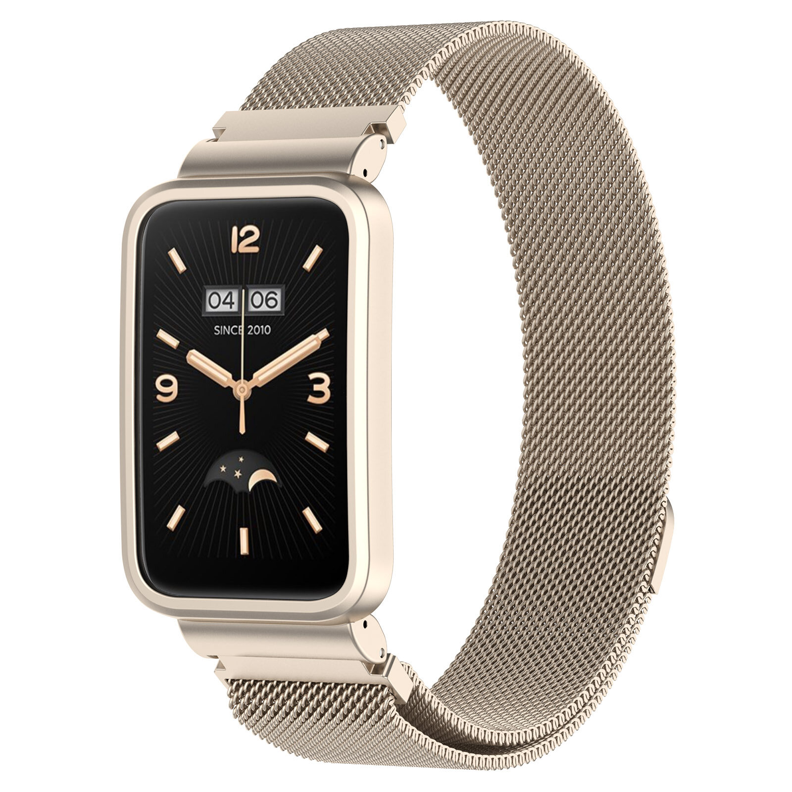 Milanese Loop Strap Suitable For Xiaomi Band 7 Pro Smart Watch Metal Frame Protector Case Watchband For Mi Band 7 Pro Sports Bracelet Accessories