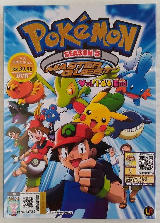 Pokémon 5ª Temporada (Master Quest) Completa E Dublada Em Dvd