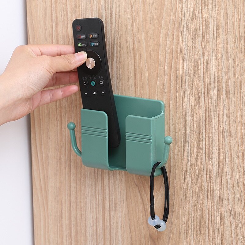 Giá Đỡ Điện Thoại Tự Dính Hộp Đựng Sắp Xếp Gắn Tường Giá Đỡ Phích Cắm Điện Thoại Di Động Gắn Điều Khiển Từ Xa Giá Đỡ Sạc Đa Năng