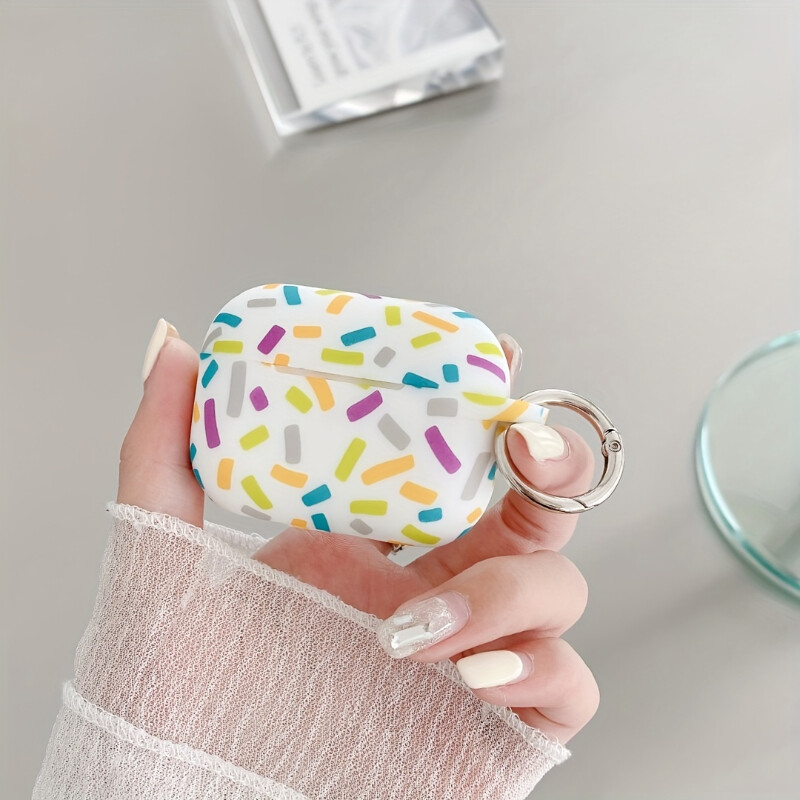 Mô Hình sọc không đều Cho AirPods Pro 2 Tai Nghe Trường Hợp Bảo Vệ Cho Apple Airpod 1 2 3 Tai Nghe Trường Hợp mềm silicon Trường Hợp Với Keychain