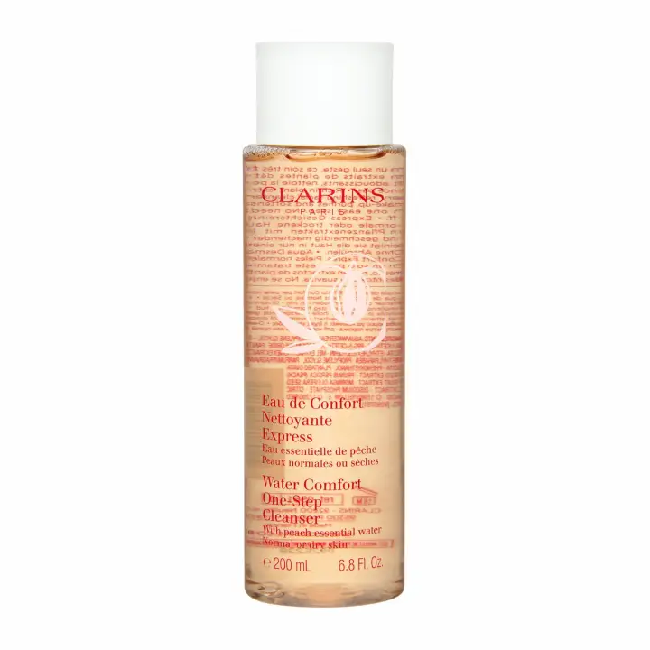 clarins peach one step cleanser