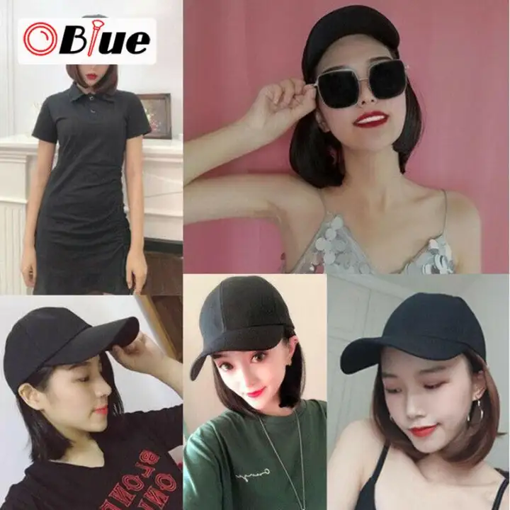 how to wear a baseball cap with short hair