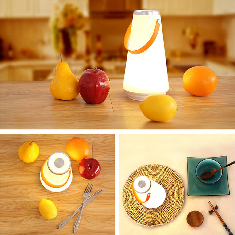Handheld Touch Sensor Night Lamp LED Emergency Light Multi-function Hanging Camping Light