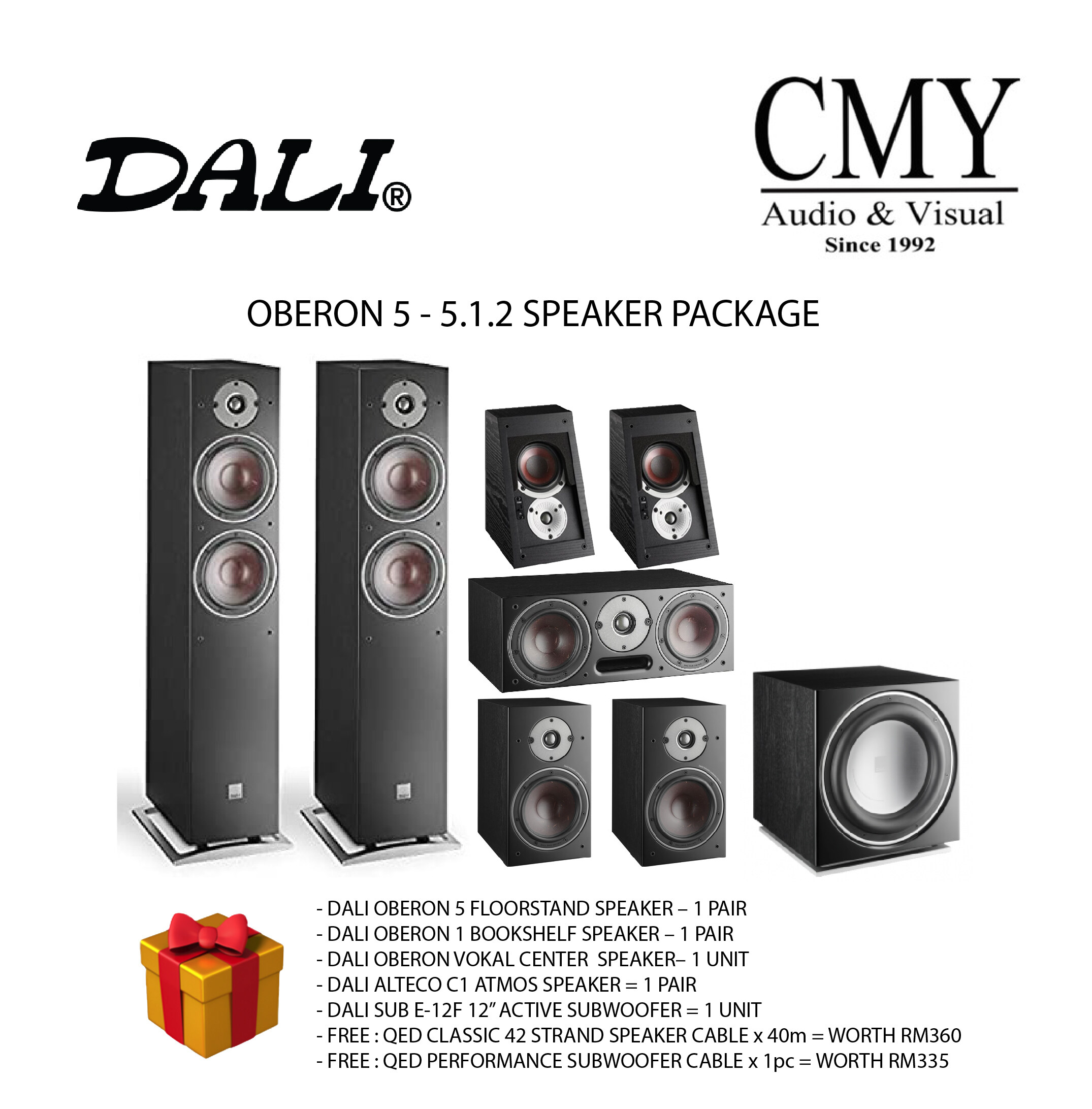 dali oberon 5 5.1