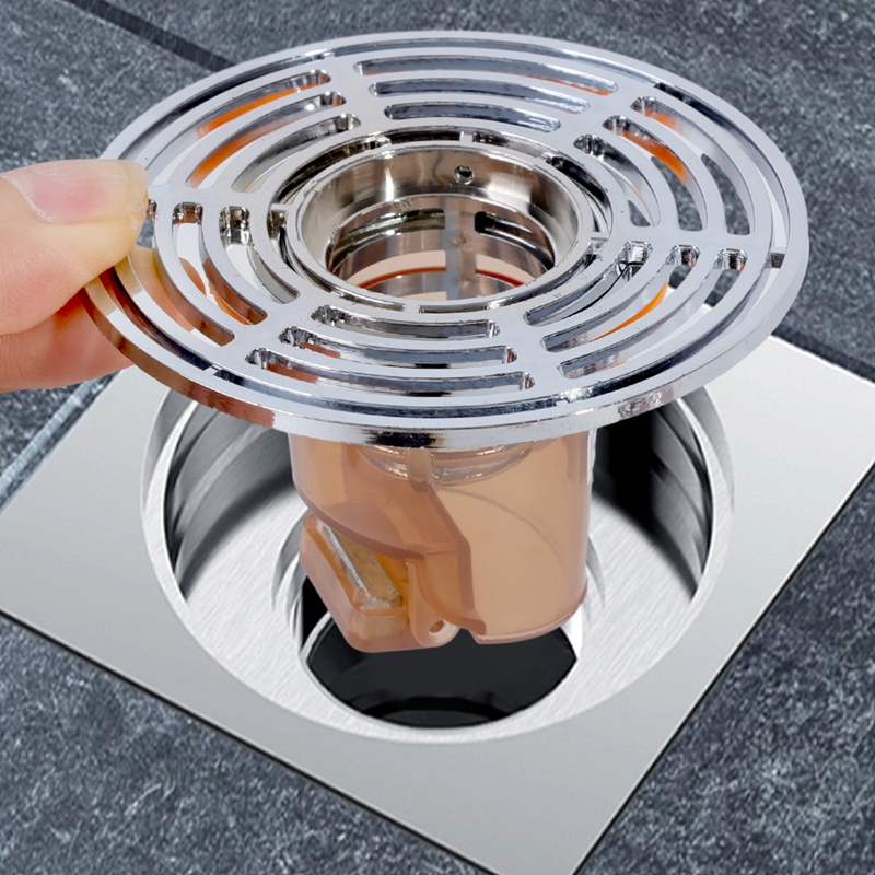 Bathroom Floor Drain Core Removable One-way Drain Valve Universal Sewer Anti-odor Filter Plug