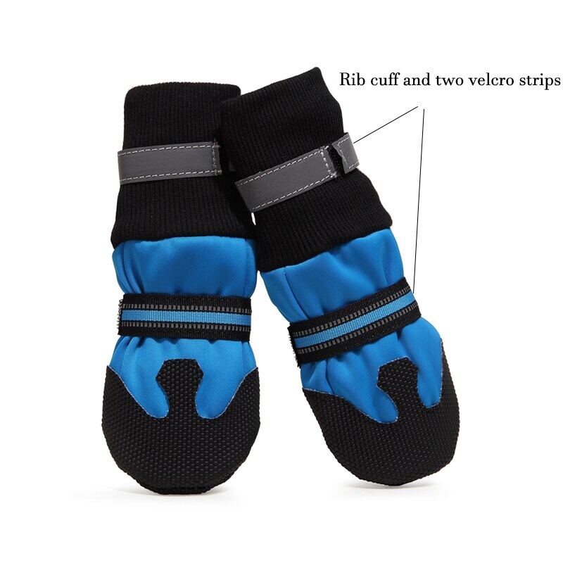 Big Dog Boots Soft Anti-Slip Sole Pet Paw Protectors Waterproof Shoes ...