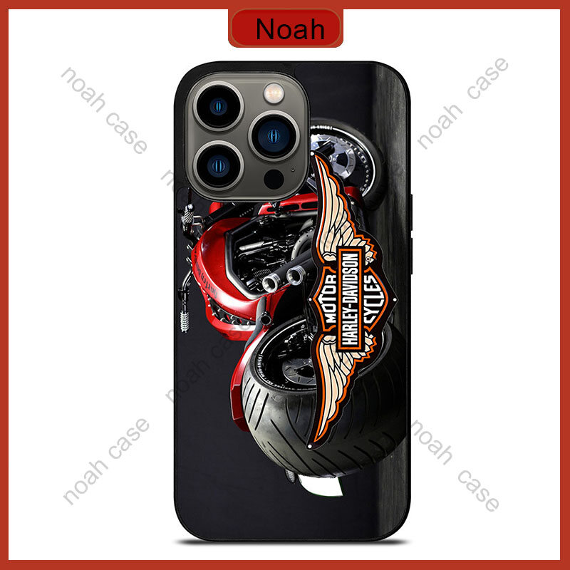 Motorcycle harley davidson phone case for iphone 14 pro max / iphone 13 pro max / iphone 12 pro max / samsung galaxy note 20 / s23 ultra anti-fall protective case cover 332