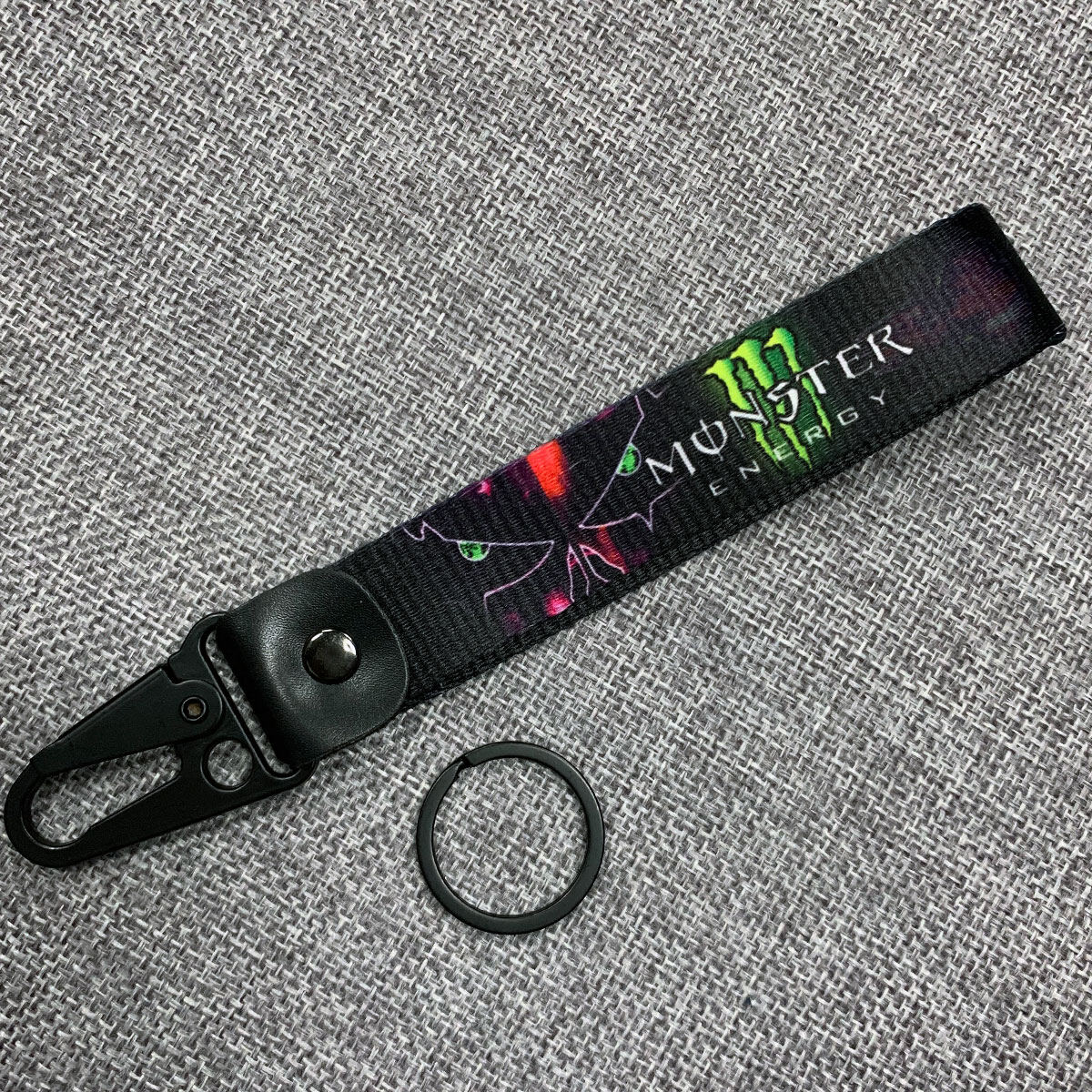 Nhãn Dán Phản Quang Monster Energy 3M, Với Móc Chìa Khóa Dây Đeo Bền Cho Xe Máy Móc Chìa Khóa
