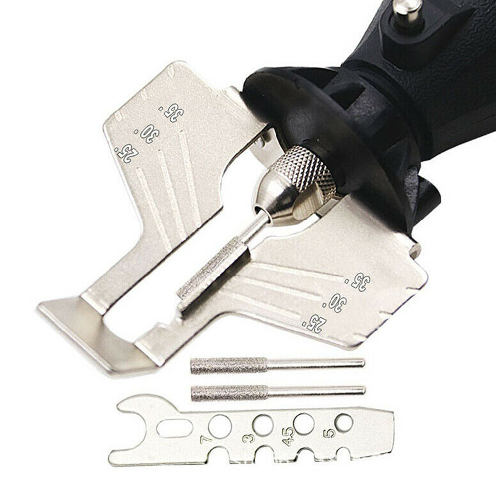 Chainsaw Sharpener Chain Sharpening Teeth Kit Saw Power Woodwork Grinding Tool
