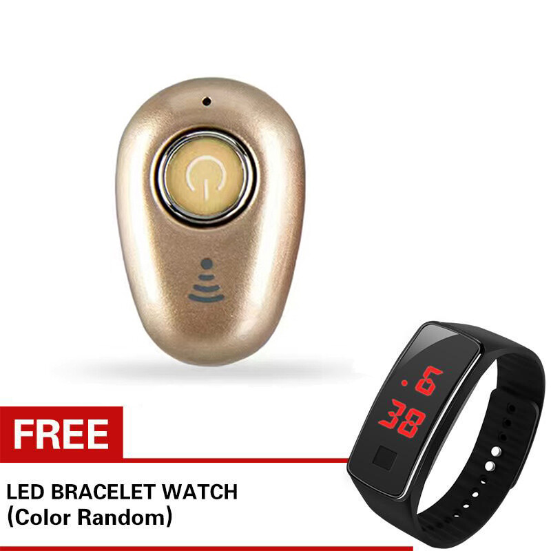 【With Free LED Watch】DISOUR Original S650 Mini Invisible Ture Wireless Earphone Noise Cancelling Stereo Bluetooth Headphone With Microphone Handsfree For Xiaomi Samsung compatible with Apple/iPhone