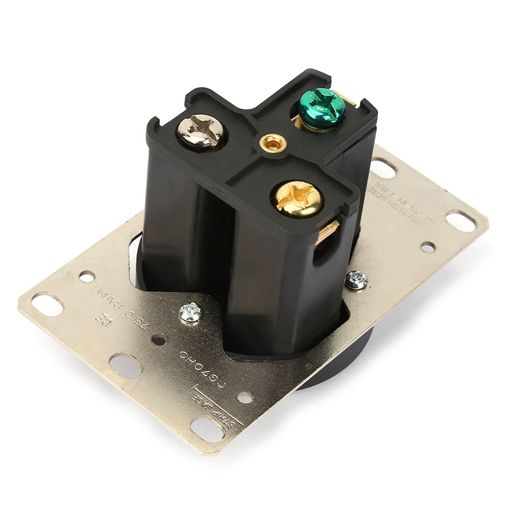 NEMA6-30R 30A 250V Industrial Power Socket 3 Holes Power Socket Plug Wire Connector