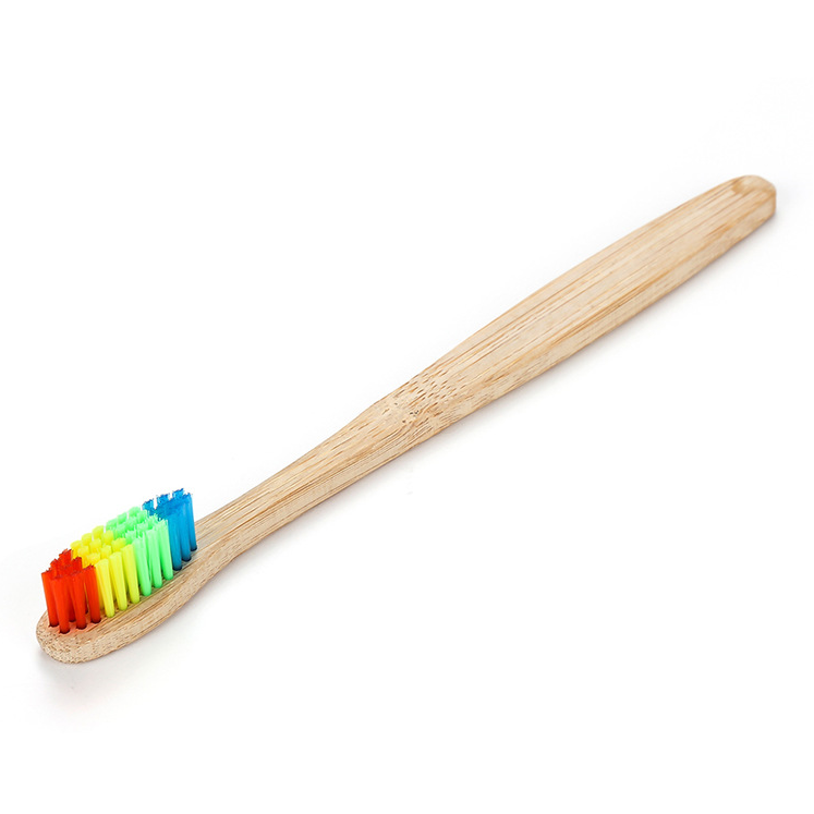 Colorful Environment-friendly Natural Bamboo Toothbrush Oral Care Bamboo Handle Soft Bristles Tooth Brush Whitening Toothbrush