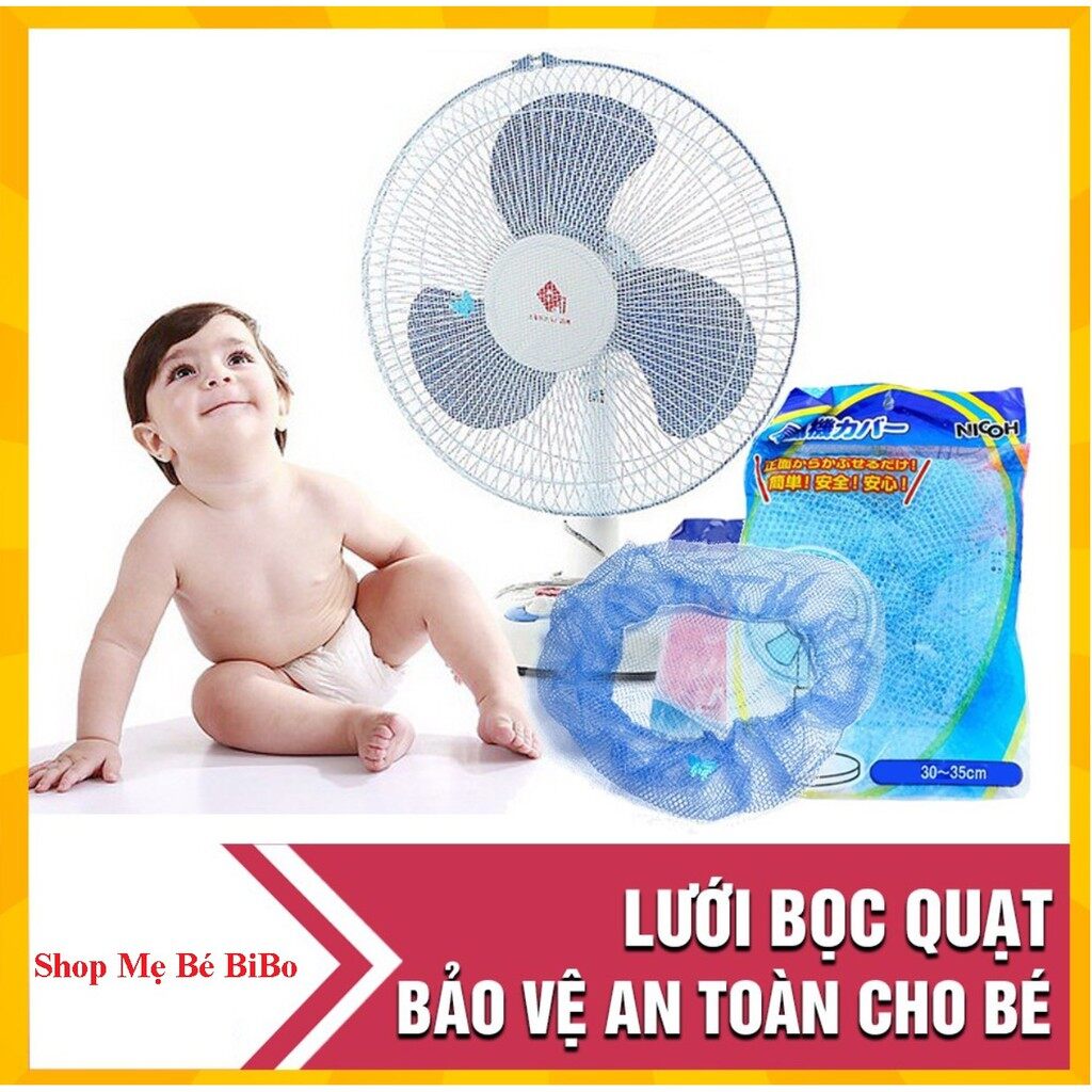 Lưới Bọc Quạt Loại Nhỏ An Toàn Cho Bé