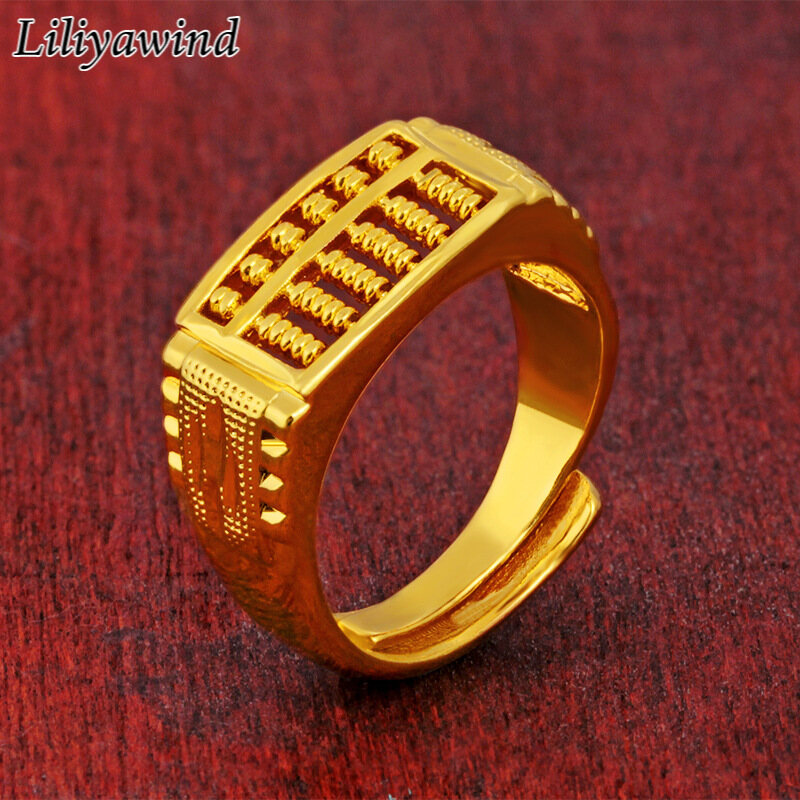 Beli 916 Gold Ring Men Abacus Pada Harga Terendah Lazada Com My