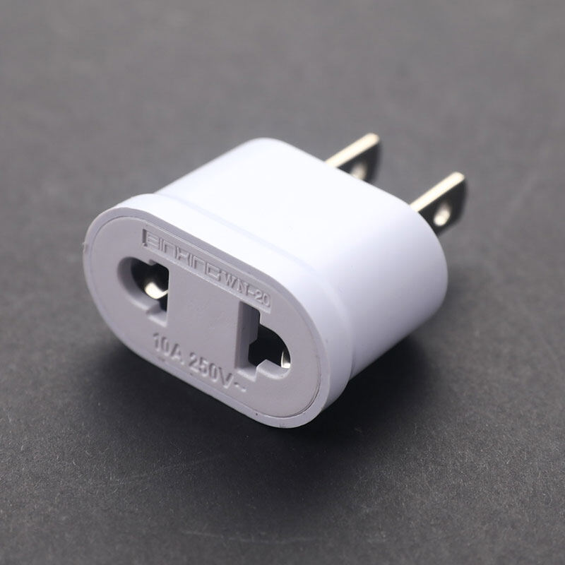 JointFlowers US Plug to EU Plug Round And Flat Dual-Purpose Conversion Plug Converter Socket