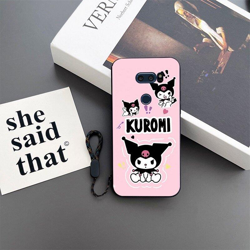 Lg v30 v30s v30+ v30 plus v35 casing cute kuromi protective phone case