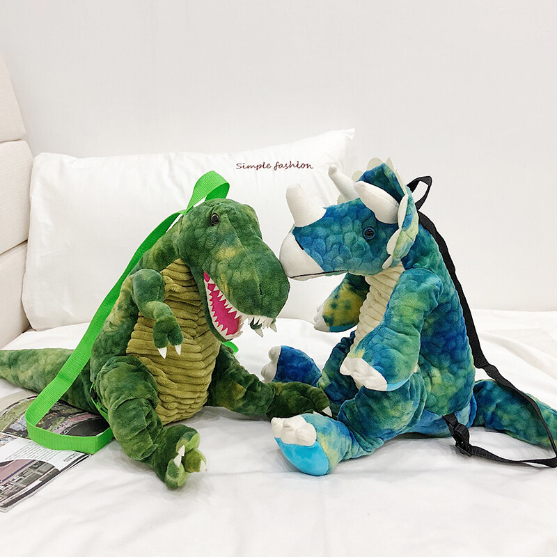 plush dinosaur backpack