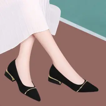 pointed toe slip on heels