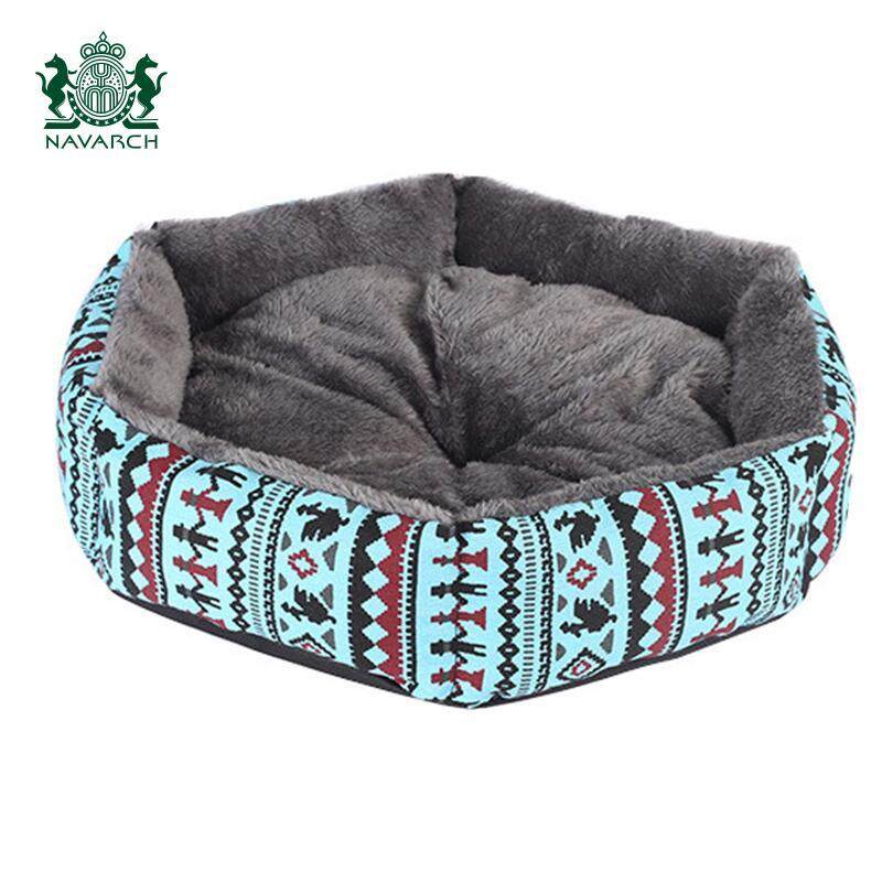 Navarch Chó Con Chó Con Sofa Giường Cực Mềm Thú Cưng Thảm Ấm Bông PP Làm Đầy Gối Có Thể Giặt Được Unchewable Nệm Ngủ