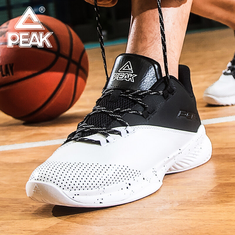 Peak basketball shoes low on sale cut