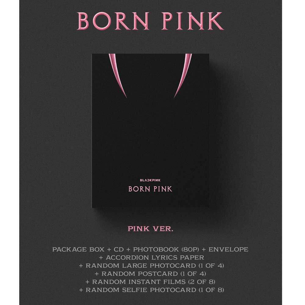 ALBUM Thứ 2 Của BLACKPINK BORNPINK (Có Áp Phích Gấp)